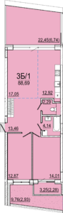 Планировка 3Б/1