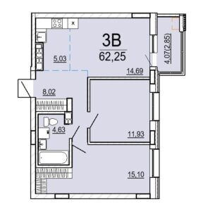 Планировка 3В